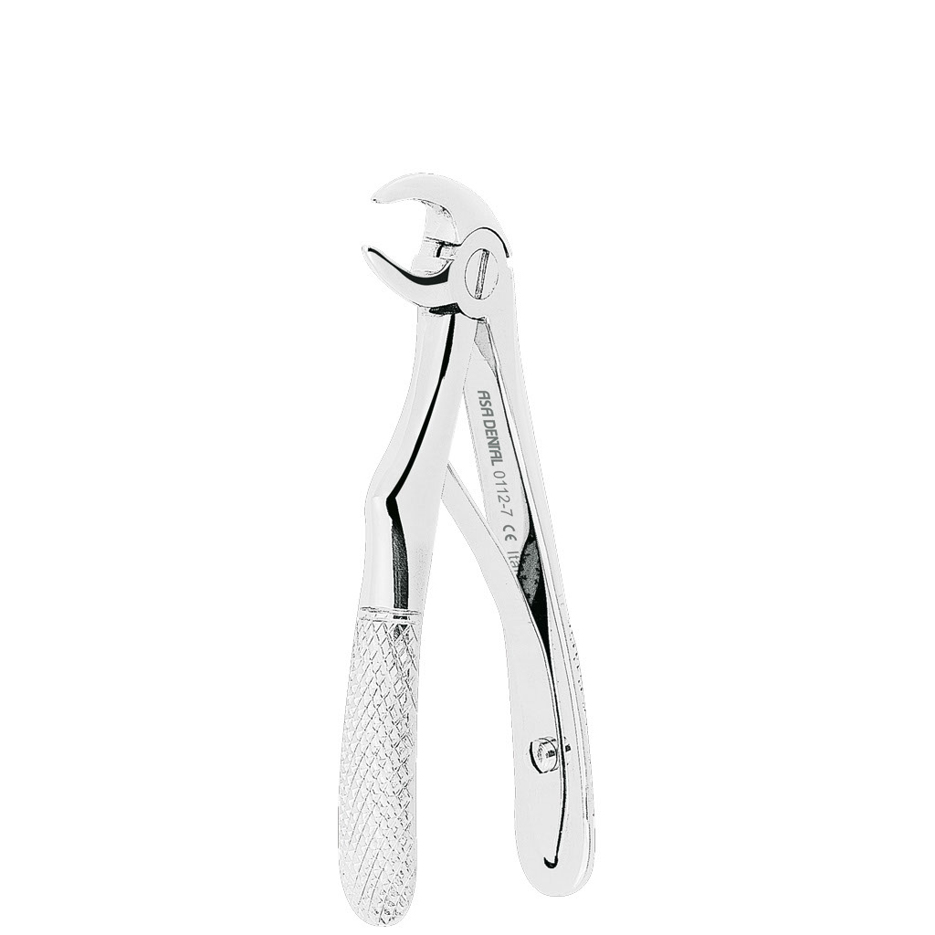Lower jaw tooth extraction forceps (open beak)